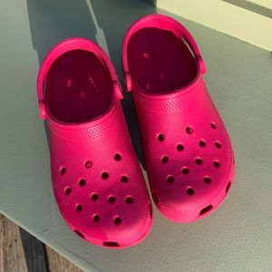 Pink Crocs